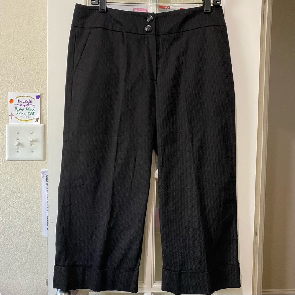 Sandro Sportswear Womens Black Crop pants NWT Size 12